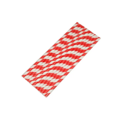 BB-10 KIRMIZI BEYAZ KAĞIT PİPET - Pastry Planet