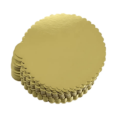 BENSÜS 11 CM DİLİM GOLD TURTA ALTLIĞI 100 LÜ - 1