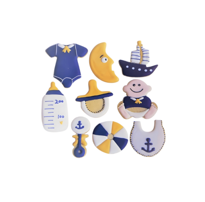 BS-16 PLASTİK KURABİYE KESME SET BEBEK KONSEPT*10 - 1