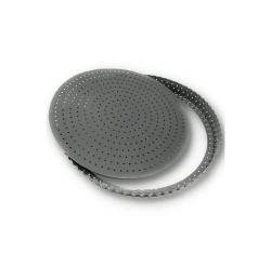 BS-237 TEFLON DELİKLİ TURTA KALIBI 24 CM BZ-21 - Pastry Planet