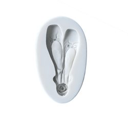 BS-92 ŞEKER HAMURU SİLİKON KALIP BALERİN AYAKKABIS - Pastry Planet