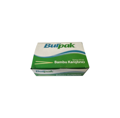 BURPAK BAMBU AHŞAP KARIŞTIRICI 11 CM*400 LÜ - 1
