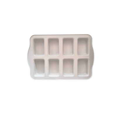 BZ-41 8Lİ DİKDÖRTGEN MUFFİN TEPSİSİ BEYAZ KAPLAMA* - 1