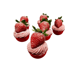 COOKİE MAKER OVAL ( ÇİLEKLİ ) TARTOLET 324 ADET - Cookie Maker