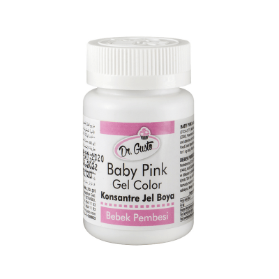 DR.GUSTO 100 JEL BOYA ŞİŞE BEBE PEMBE - 1