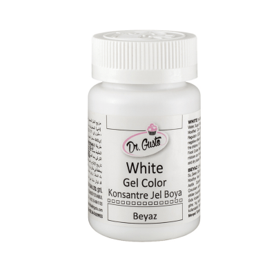 DR.GUSTO 100 JEL BOYA ŞİŞE BEYAZ - 1