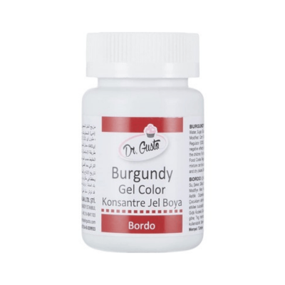 DR.GUSTO 100 JEL BOYA ŞİŞE BORDO - 1