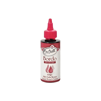 DR.GUSTO 115 SU BAZLI LİKİT BOYA BORDO - 1