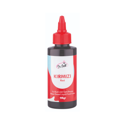 DR.GUSTO 115 SU BAZLI LİKİT BOYA KIRMIZI - 1