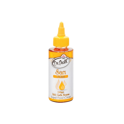 DR.GUSTO 115 SU BAZLI LİKİT BOYA SARI - 1