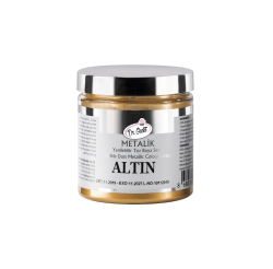 DR.GUSTO YENİLEBİLİR METALİK TOZ SİM 50 GR - ALTIN - Dr.Gusto