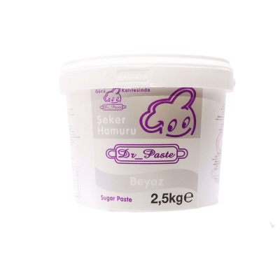 DR.PASTE ŞEKER HAMURU BEYAZ 2,5 KG - 1