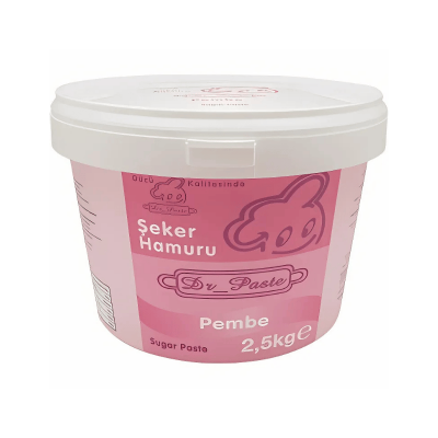 DR.PASTE ŞEKER HAMURU B.PEMBE 2,5 KG - 1