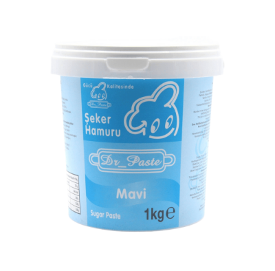 DR.PASTE ŞEKER HAMURU MAVİ 1 KG - 1