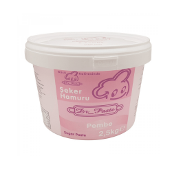 DR.PASTE ŞEKER HAMURU PEMBE 2,5 KG - Dr.Paste