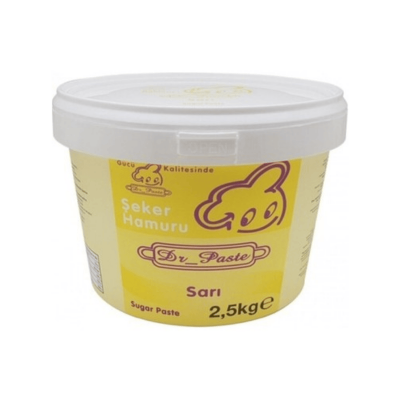 DR.PASTE ŞEKER HAMURU SARI 2,5 KG - 1