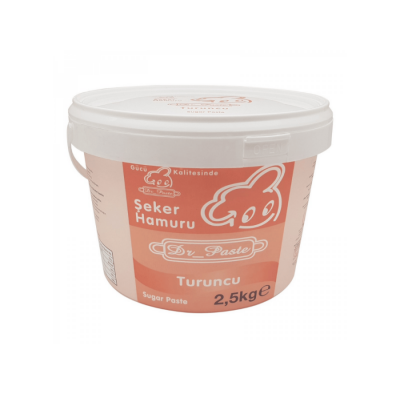 DR.PASTE ŞEKER HAMURU TURUNCU 2,5 KG - 1