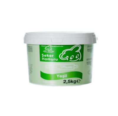 DR.PASTE ŞEKER HAMURU YEŞİL 2,5 KG - 1