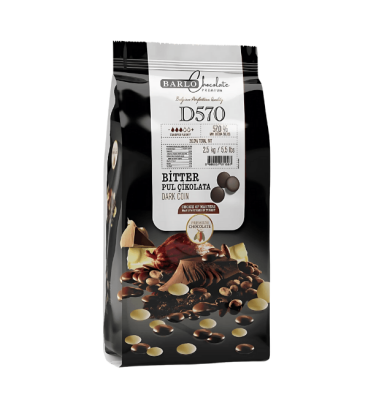 EFES BARLO PR %57 BİTTER PUL ÇİKOLATA 2,5 KG (K:8) D570 - 1