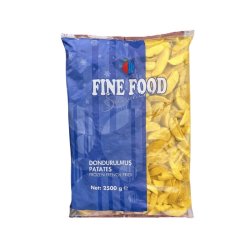 FİNE FOOD ( ELMA DİLİM )PATATES 2,5 KG*(K:6) SAFİR - 1