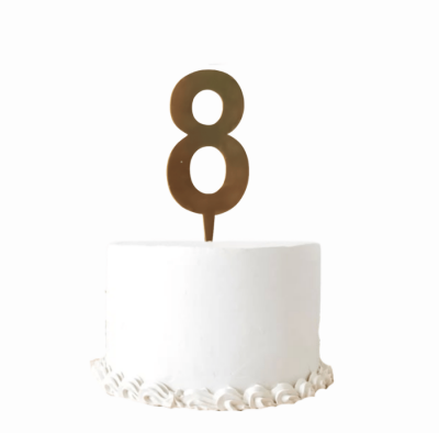 PLEKSİ PASTA SÜSÜ 