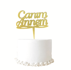 PLEKSİ PASTA SÜSÜ 