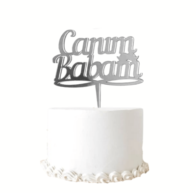 PLEKSİ PASTA SÜSÜ 