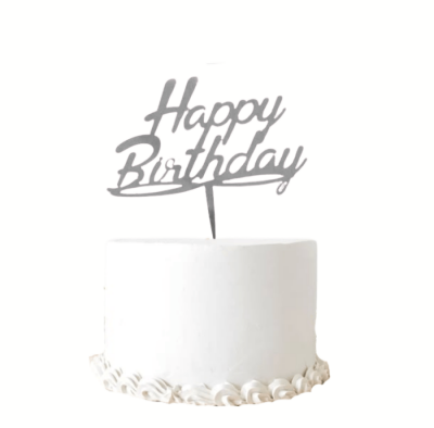 PLEKSİ PASTA SÜSÜ 