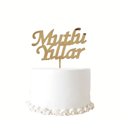 PLEKSİ PASTA SÜSÜ 