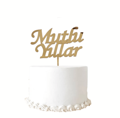 PLEKSİ PASTA SÜSÜ 