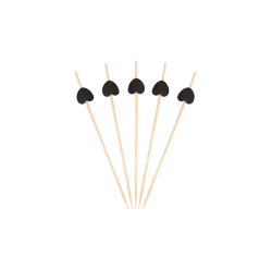 JLY-10 SİYAH MAÇA BONCUKLU BAMBU KÜRDAN*100 - Pastry Planet