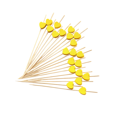 JLY-18 SARI BONCUKLU BAMBU KÜRDAN*100 - 1