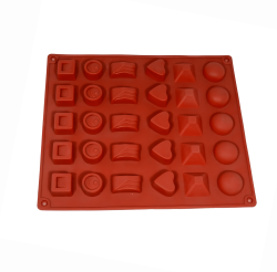 JSC2126 30LU MİNİ ŞEKİLLER SİLİKON KALIP - Pastry Planet