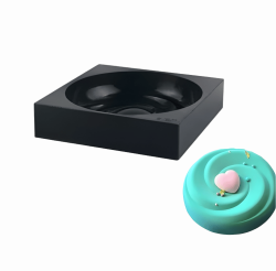 JSC2400 SPİRAL SİLİKON KALIP 19*19*4,5 - Pastry Planet