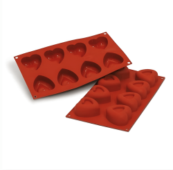 JX-024 KALP SİLİKON KEK KALIBI 6LI - Pastry Planet