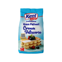 KENT B. SARI TOZ PASTA KREMAS CREAM PATİSERİ 1 KG - 1