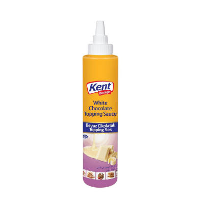KENT B. TOPPİNG SOS BEYAZ ÇİKOLATALI 750 GR * 12 - 1