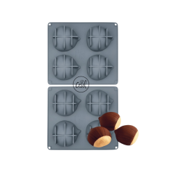 CESİL KESTANE SİLİKON KALIP 30*40 - Pastry Planet
