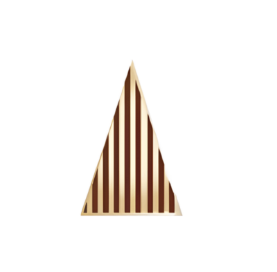 KORİNİTTA 1733 DEKOR ÇİKOLATA ÇİZGİLİ PİRAMİT 002 - 1