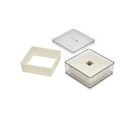 KY-1217 - POLİKARBON VOLOVAN SET DÜZ KARE - Pastry Planet