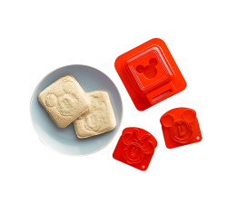 KY1998 MİCKEYLİ SANDVİÇ BASKI SET (YEŞİL) - Pastry Planet