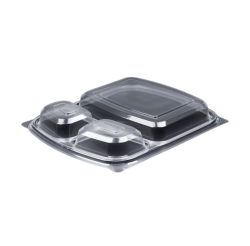 LİMERA 3 BÖLMELİ YEMEK KAP-KAPAĞI 200+200 LÜ - Limera