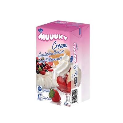 MUUUKY CREAM BİTKİSEL (ŞEKERLİ) SIVI ŞANTİ1 LT*12 - 1