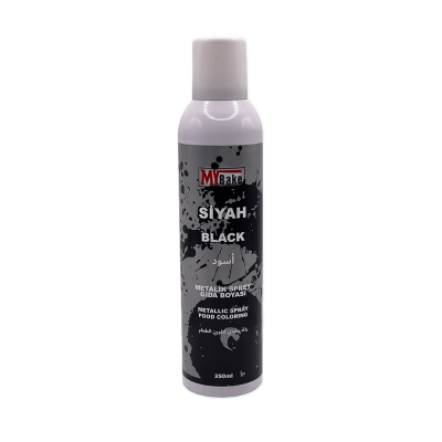 MY BAKE 250 ML SPREY BOYA SİYAH - 1