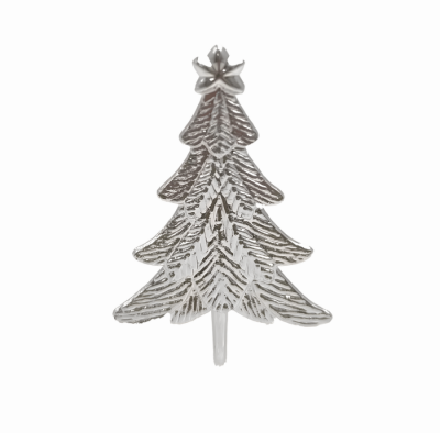 MY BAKE ÇAM AĞACI GÜMÜŞ YILBAŞI SÜSÜ 72 Lİ PKT - 1