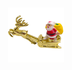 MY BAKE NOEL BABA ARABALI YILBAŞI SÜSÜ 72 Lİ PKT - My Bake