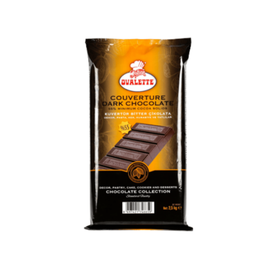 OVALETTE KUVERTÜR BİTTER (%55) 2,5KG - 1