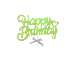 PASTA ÜSTÜ CAKE TOPPER NEON ROSE 