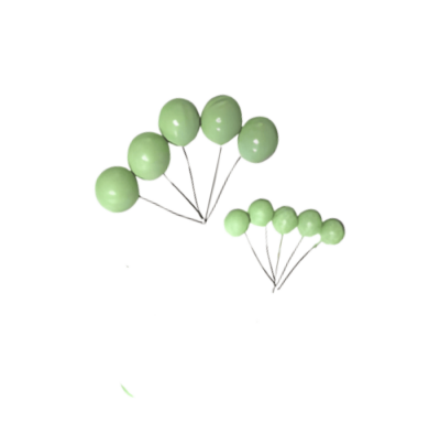 PASTA ÜSTÜ TOP SÜS AÇIK YEŞİL - 1