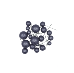 PASTA ÜSTÜ TOP SÜS METALİK K. MOR - Pastry Planet